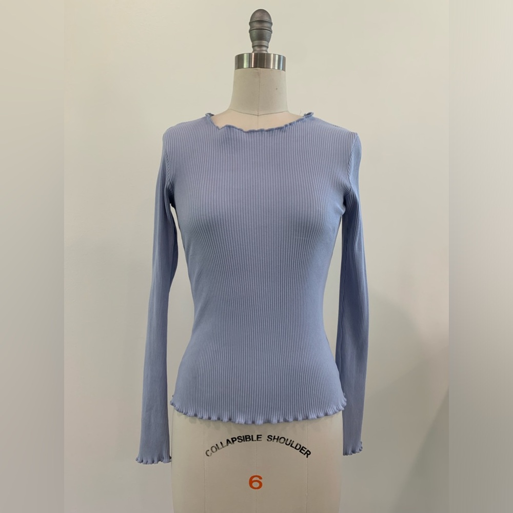 S NA-KD Periwinkle Top